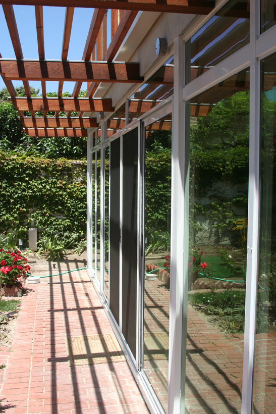 1st Floor and Kitchen Remodel, ENR architects, Malibu, CA 90265 - Sunroom Trellis